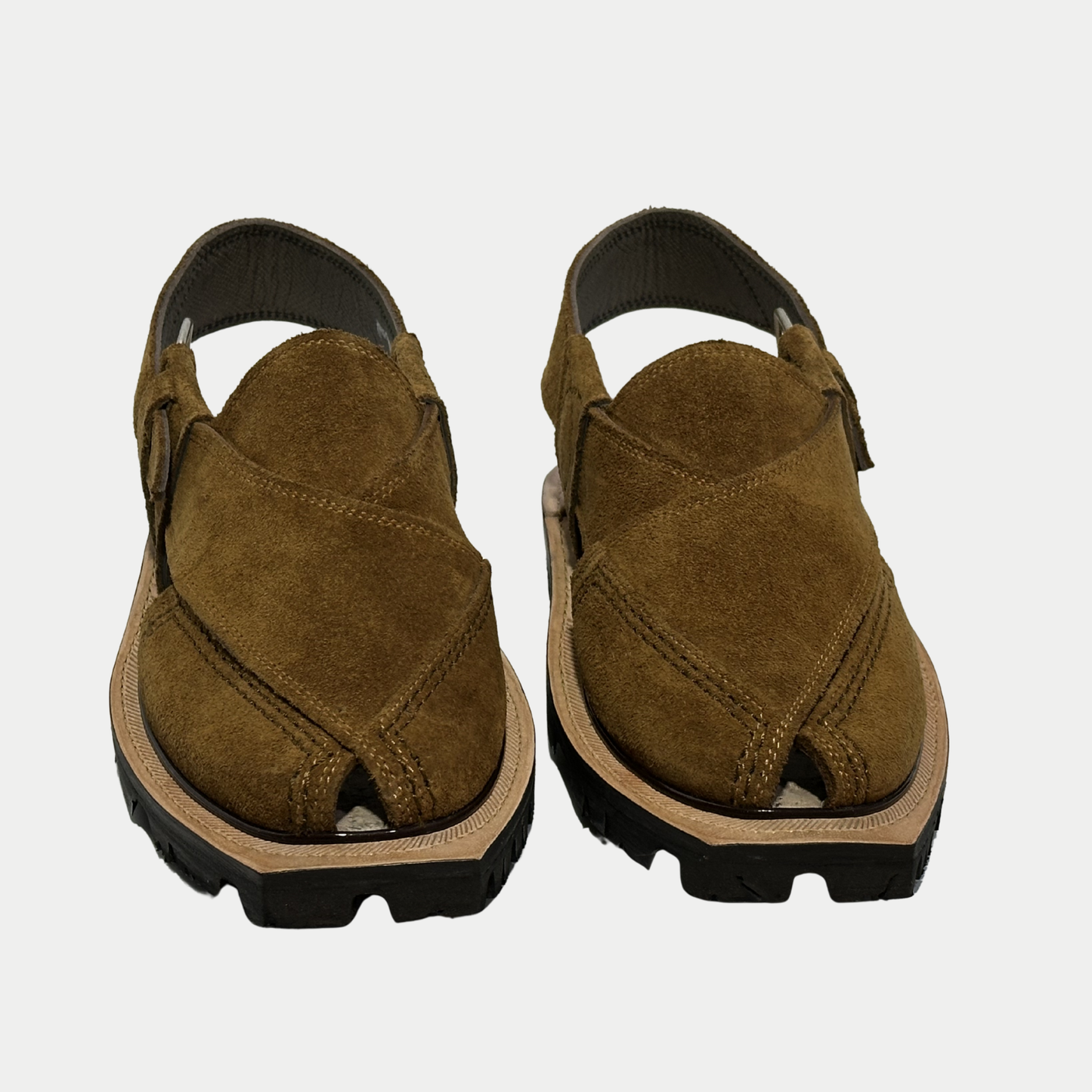 Norozi Camel Suede Chappal