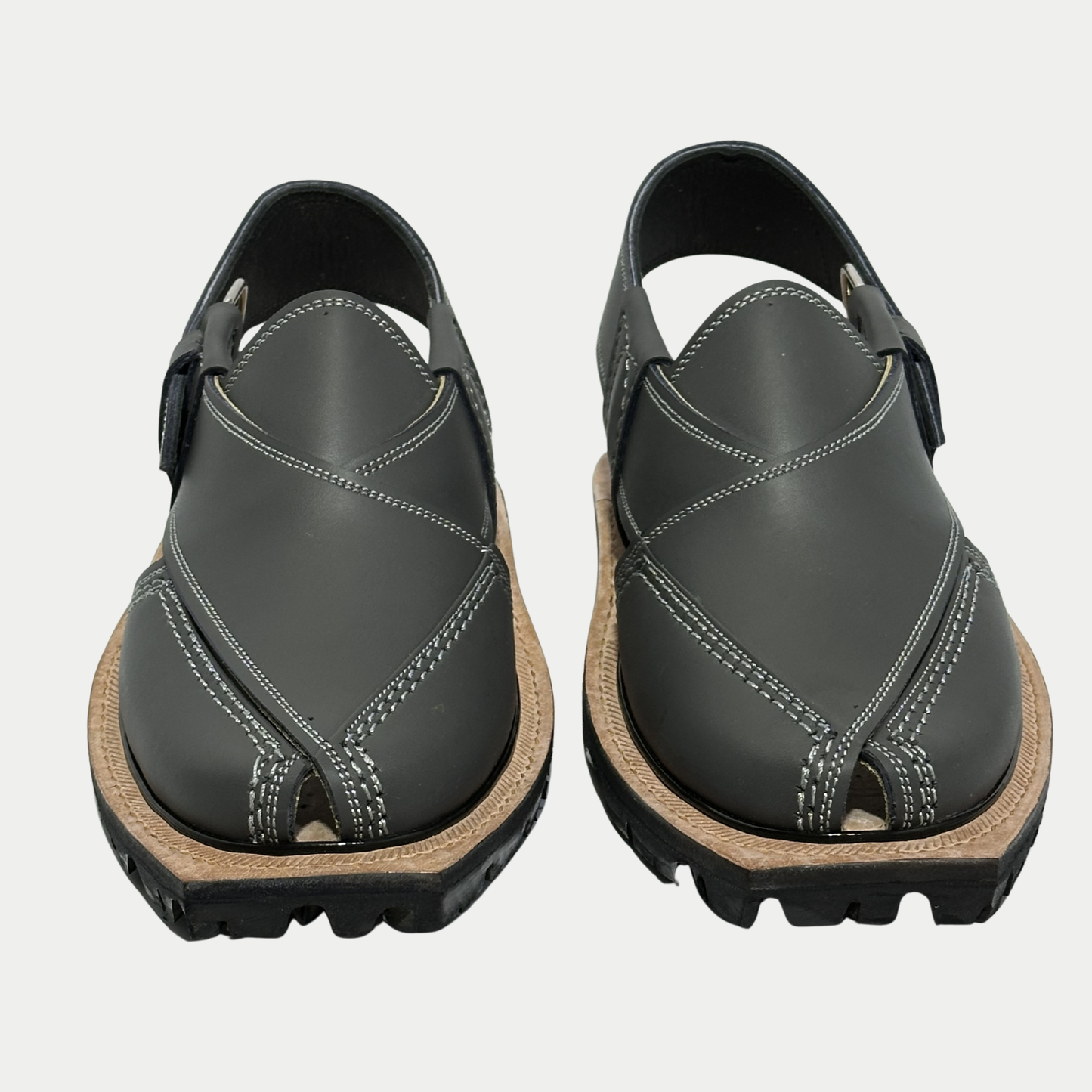 Dark Grey Pure Leather Norozi