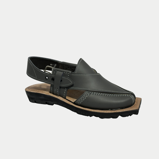 Dark Grey Pure Leather Norozi