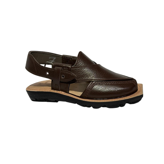 Dark Brown Pure Leather Norozi