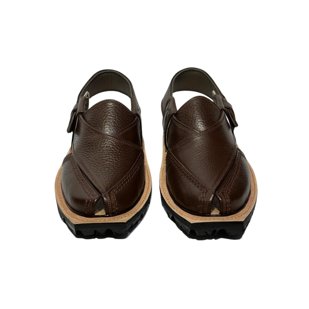 Dark Brown Pure Leather Norozi